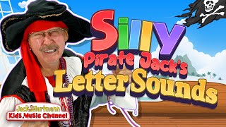 Silly Pirate Jacks Letter Sound Song  Jack Hartmann [upl. by Seigler]