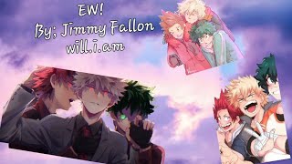 Kirishima Bakugo and Deku prank Class 1A  Lyric prank  EW by Jimmy Fallon william [upl. by Eibur97]