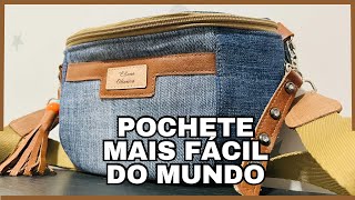 COMO FAZER A POCHETE MAIS FÁCIL DO MUNDO diy artesanato bolsafacil [upl. by Rooney]