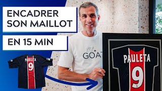 TUTO  Encadrer un maillot de foot avec personnalisation [upl. by Tychon]