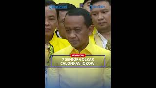 TERUNGKAP❗ 7 Senior Golkar Calonkan Jokowi Jadi Ketum Partai [upl. by Eniarrol]