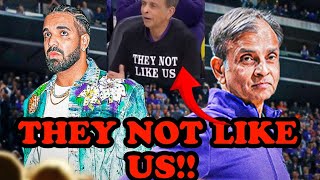 🚨😱Drake vs DeMar DeRozan The Hilarious Rivalry Rekindled at Vince Carters Jersey Retirementquot [upl. by Dnamron]