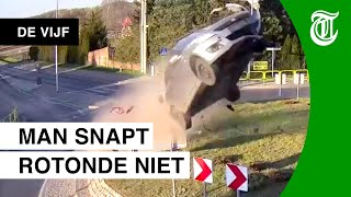 De 5 meest bizarre autocrashes in de lucht [upl. by Acsicnarf]