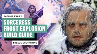 Path of Exile 2 Sorceress Frozen Explosion League Starter Build Guide [upl. by Oramlub]