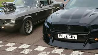 1967 mustang gt500 vs s550 ford mustang builds [upl. by Nosneh]