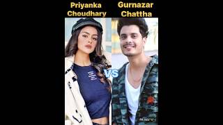 Priyanka Chahar Choudhary 🆚 Gurnazar Chatthashortsviraltrendingsongdostbanke [upl. by Amelia141]