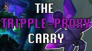 Singed420  The Triple Proxy Carry [upl. by Ardnuaet]