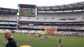 Hawthorn Hawks vs Fremantle Dockers  Team Entrances  26 August 2023 [upl. by Lynde]