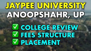 JAYPEE UNIVERSITY Review  College Fees  Facilities  Placement  Akash Dash [upl. by Sello]