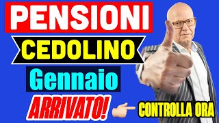 🔴 PENSIONI GENNAIO 👉 CEDOLINO ARRIVATO CON AUMENTI CONTROLLA ORA SUL SITO INPS 💻💰 [upl. by Ecirtaeb]