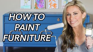 How to Paint Furniture A Beginners Guide [upl. by Aikar408]