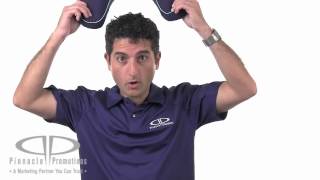 Brookstone Biosense Neck Travel Pillow Video [upl. by Eldnik829]