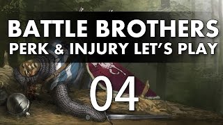 Lets Play Battle Brothers  Episode 4 Perk amp Injury Update [upl. by Ahlgren496]