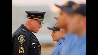 Oklahoma City police officers inspect new recruits [upl. by Faust13]