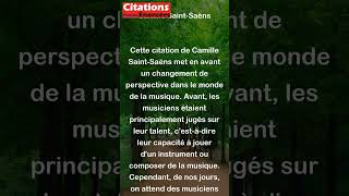 Camille SaintSaëns  À notre époque on demande avant tout aux musiciens dafficher des co shorts [upl. by Cerf]