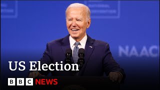 US President Joe Biden to return to campaign trail after covid isolation  BBC News [upl. by Annaoi]