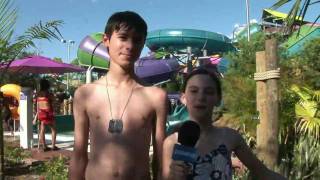 Inside Aquatica  SeaWorlds water park  slides animals interviews and more [upl. by Yesak]