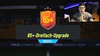 meine zwei 3x 85 PACKS 😱 85 Triple Upgrade Pack FIFA 22 [upl. by Quince606]