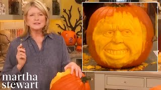 How to Carve Incredible Pumpkin Faces  Martha Stewart [upl. by Alamac794]