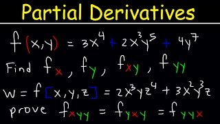 Partial Derivatives  Multivariable Calculus [upl. by Deuno]