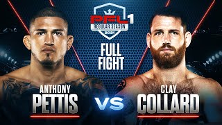 Anthony Pettis vs Clay Collard  PFL 1 2021 [upl. by Rog]