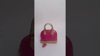 LV Alma BB Neon Pink Monogram Vernis M90611 lv lvaddict lvlover lvbag alma monogram luxurybag [upl. by Murphy]