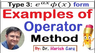 Type 3  Examples of Operator Method  Mixed Form [upl. by Richmond]