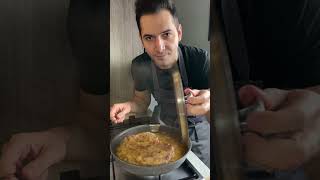 MILANESE SAFFRON RISOTTO AND OSSOBUCO shorts asmr [upl. by Dnamron]