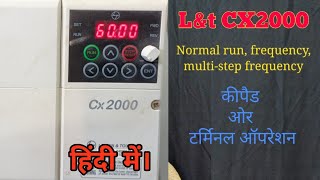 How to install LampT Variable Frequency CX2000 SERIES AC DRIVES  how program lampt vfd  cx2000 [upl. by Eenot]