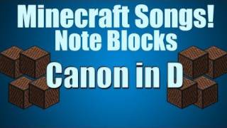 Minecraft Song Note Blocks quotCanon in Dquot [upl. by Yvaht]