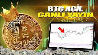 BTC Yükselecek mi Altcoin Bitcoin Analizi Kripto BTC Canlı Yayın [upl. by Cecil]