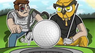 TEACHING VANOSS HOW TO PLAY GOLF Golf It Funny Moments [upl. by Aseuqram]