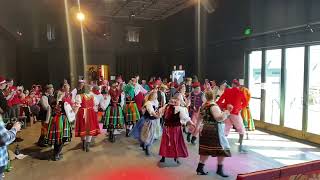 “Hej Sokoly”  Captain Tom amp The Hooligans with Polish Heritage Dancers on Dyngus Day [upl. by Ddat493]