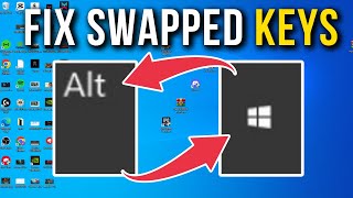 How To Fix Left ALT amp Windows Key Swapped  Full Tutorial [upl. by Alphard]