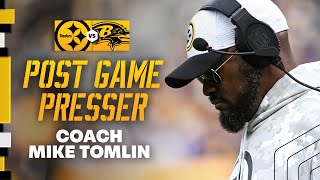 Coach Mike Tomlin Postgame Press Conference Week 11 vs Ravens  Pittsburgh Steelers [upl. by Anaej905]