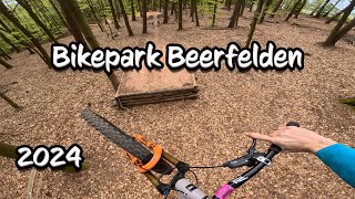 Bikepark Beerfelden 2024  mit Crash  Der Trailhunter [upl. by Dowell]