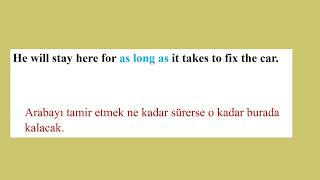 Adverbial clauses of Duration Süre Zarf cümlecikleri [upl. by Anah101]