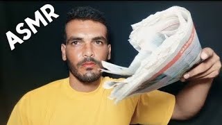 ASMR Crinkling a newspaper page [upl. by Sanjiv945]