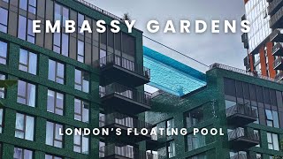 Embassy Gardens Sky Pool London’s Floating Swimming Pool [upl. by Nicolette]