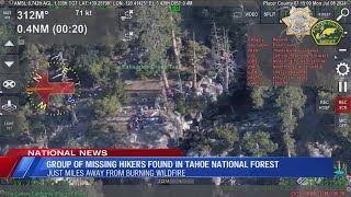 Group of missing hikers found in Tahoe National Forest [upl. by Missi134]