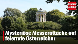 Mysteriöse Messerattacke auf feiernde Österreicher  kronetv NEWS [upl. by Shulamith67]