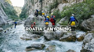 Croatia Canyoning [upl. by Ssilem]