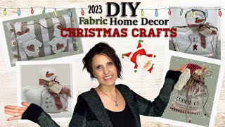 DIY Christmas Crafts  DIY Fabric Christmas Crafts  DIY Home Decor Christmas Crafts 2023 [upl. by Nwadrebma]