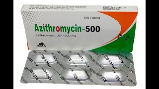 Azithromycin is an antibiotic commonly used to treat a range of bacterial infections [upl. by Lepine]