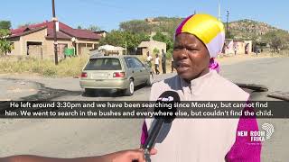 Pienaar residents protesting over failure to find missing boy [upl. by England]