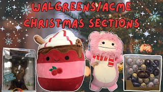 2024 WalgreensAcme Christmas Sections Holiday Squishmallow amp More 🎄 [upl. by Nylavad392]