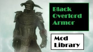 Black Overlord Armor  Skyrim Mod Library [upl. by Ocana]