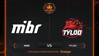 MAJOR FACEIT  MIBR VS TYLOO  LEGENDS STAGE DÍA 1 [upl. by Cort]