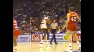 Manute Bol Raining Threes with the Warriors [upl. by Anade806]