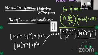 Units and Dimensions 24 th May 24 11 th std  Physics JEE NEET MHTCET [upl. by Calla]